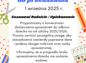 Upoważnienia 2025/2026