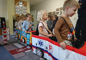 Aktywności zorganizowane podczas spotkania z Funkcjonariuszami Straży Miejskiej.