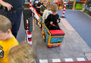 Aktywności zorganizowane podczas spotkania z Funkcjonariuszami Straży Miejskiej.