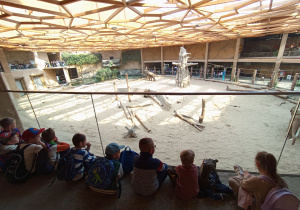 dzieci na wycieczce w ZOO