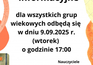 informacja o zebraniu w formie graficznej