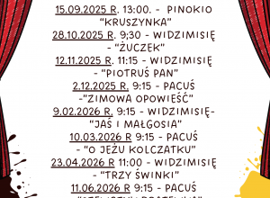 Terminarz teatrzyków