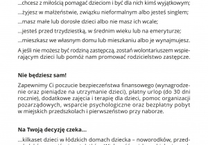 Materiał promocyjny kampanii - broszura