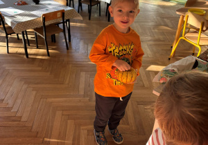 dzieci podczas zabaw z okazji "Dnia Dyni"