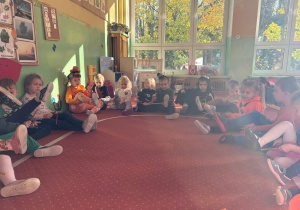 dzieci podczas zabaw z okazji "Dnia Dyni"