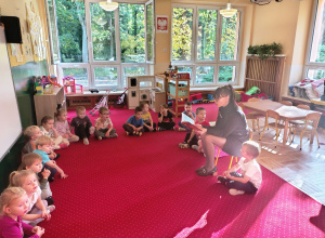 Wizyta pracownika Biblioteki Rejonowej