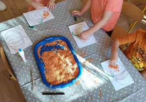 Dzień Dyni Słoneczka - praca plastyczna 2