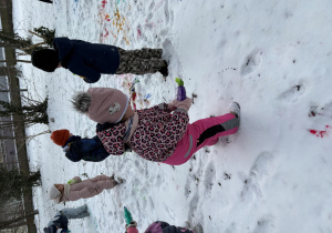 Malowanie na śniegu