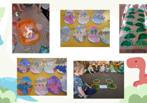 Dzień Dinozaura kolaż