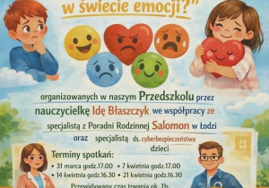 Plakat emocje warsztaty