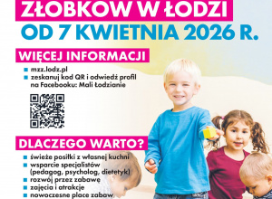 Zapisy do Miejskich Żłobków w Łodzi