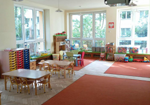 Sala grupy muchomorki - widok od strony wejścia