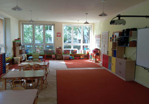 Sala grupy muchomorki - widok od strony łazienki