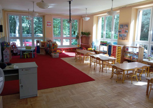Sala grupy słoneczka - widok od strony wejścia